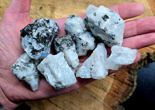 Bulk Rough Rainbow Moonstone A+ Grade Raw Natural Crystal