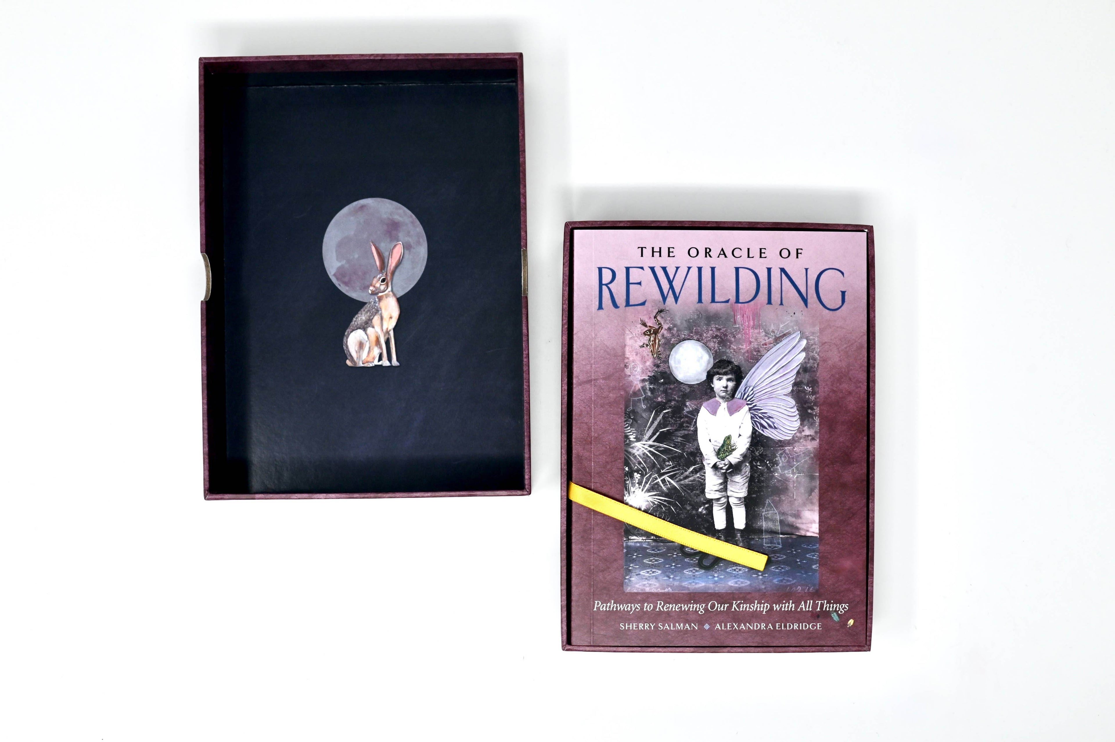 Oracle of Rewilding - 44 Card Eco-Spirituality Deck by Sherry Salman & Alexandra Eldridge | Nature Kinship & Environmental Healing Guide - Water Moon Shop