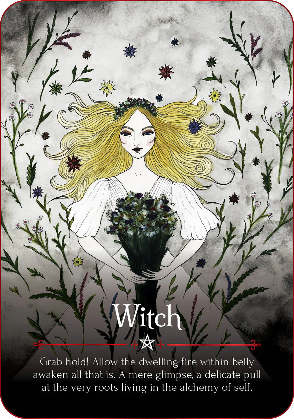 Seasons of the Witch Samhain Oracle Deck and Guidebook by Lorriane Anderson and Juliet Diaz, 44 Cards