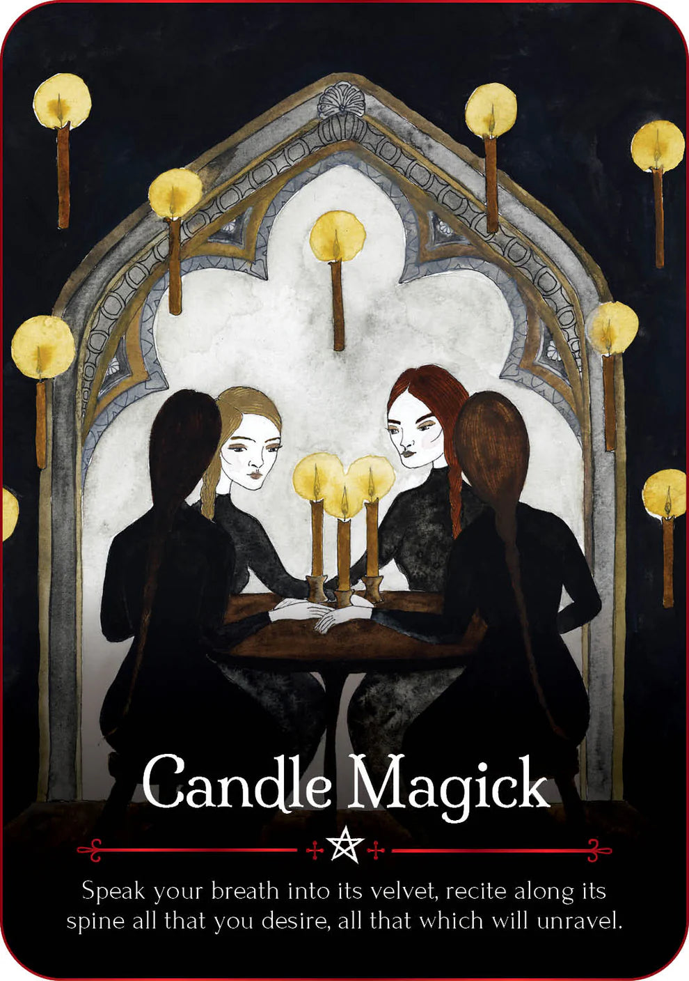 Seasons of the Witch Samhain Oracle Deck and Guidebook by Lorriane Anderson and Juliet Diaz, 44 Cards