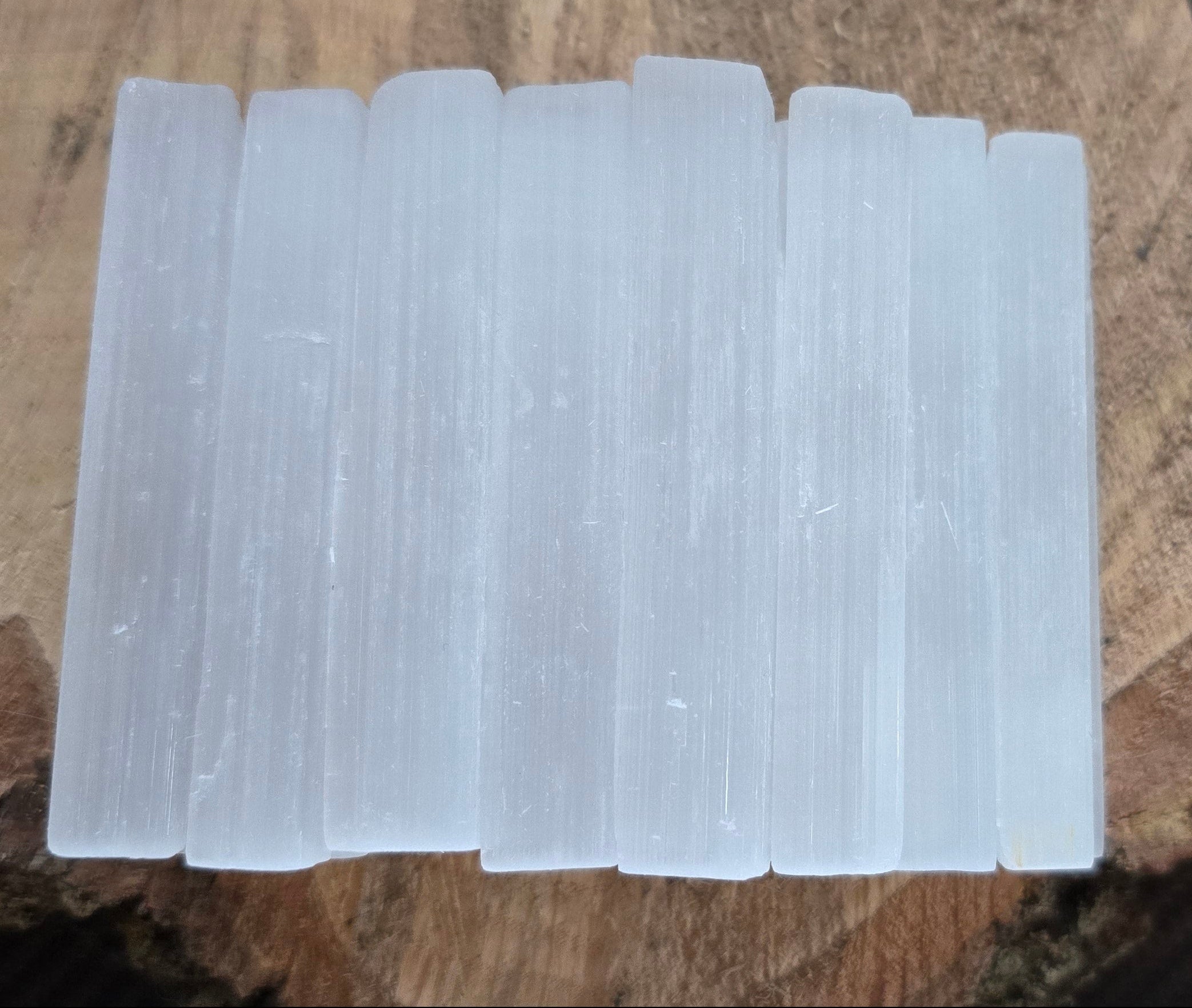 Bulk Natural 3" Selenite Wands