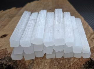 Bulk Natural 3" Selenite Wands