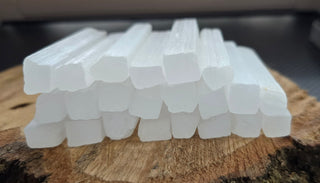 Bulk Natural 3" Selenite Wands