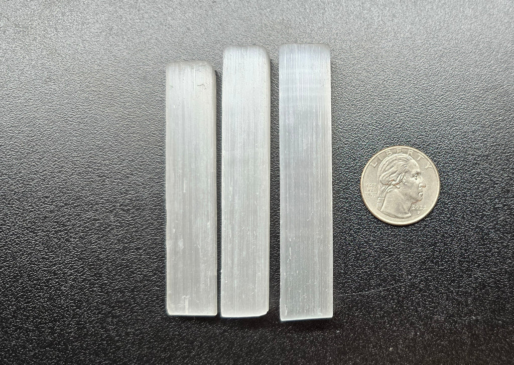 Bulk Natural 3" Selenite Wands