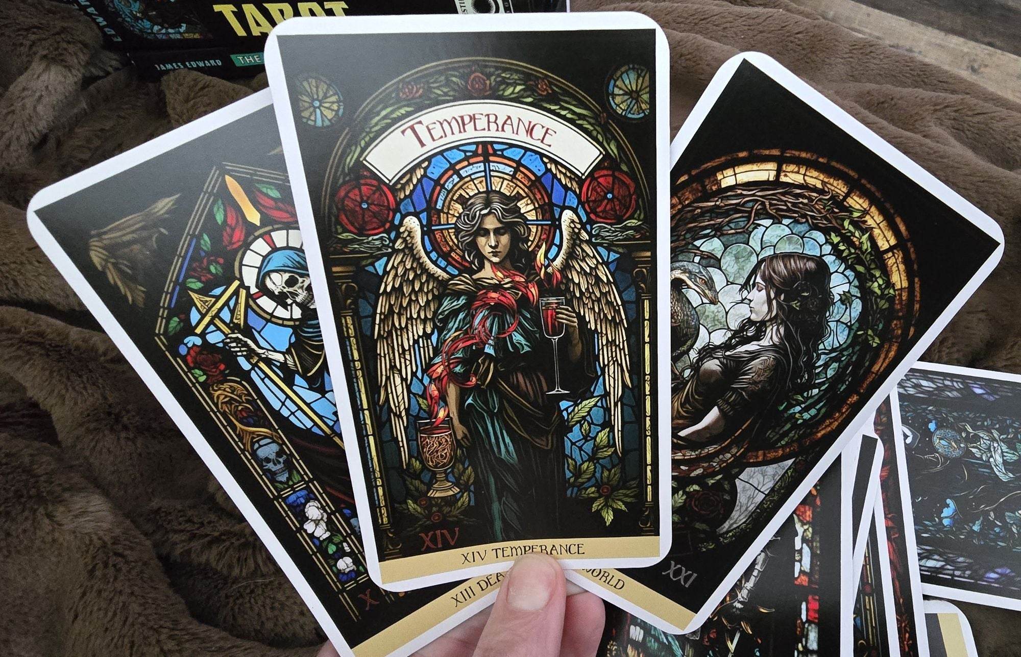 Stained Glass Tarot by James Edward - Water Moon Shop