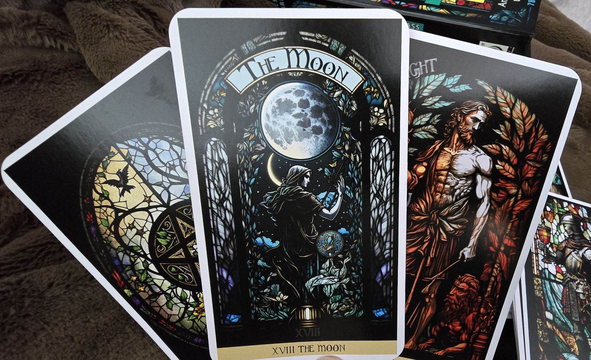 Stained Glass Tarot by James Edward - Water Moon Shop