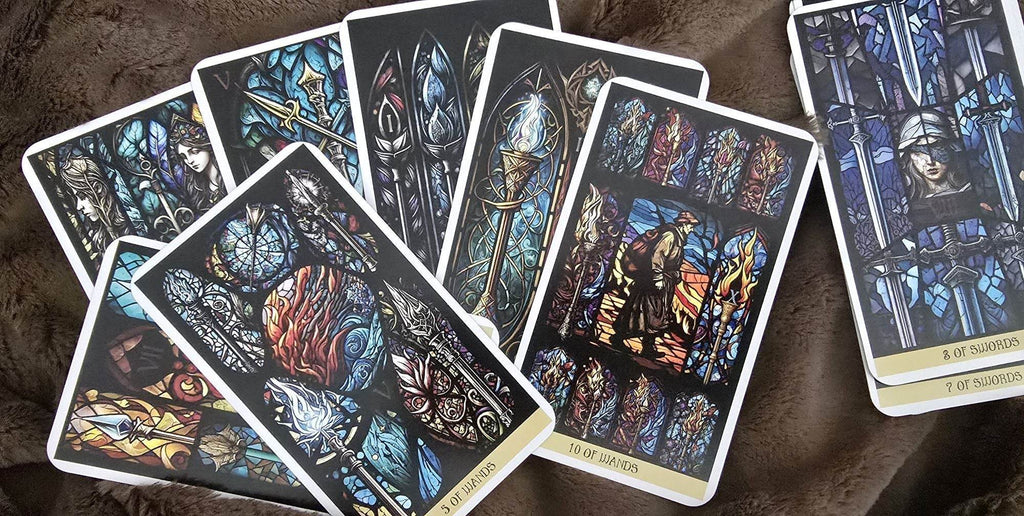 Stained Glass Tarot by James Edward - Water Moon Shop