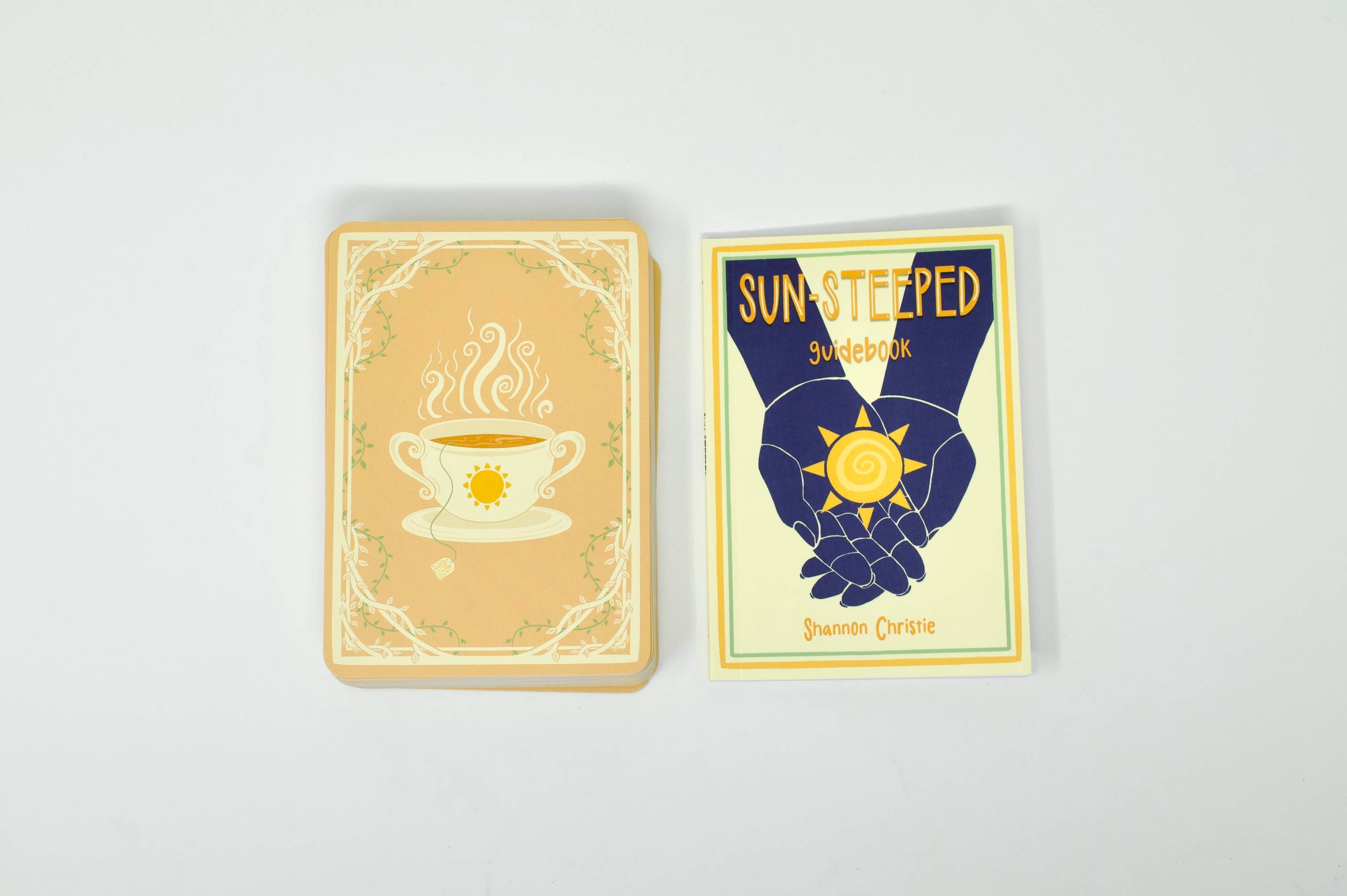 Sun-Steeped: Affirmation Deck: 54 Cards & Guidebook - Water Moon Shop