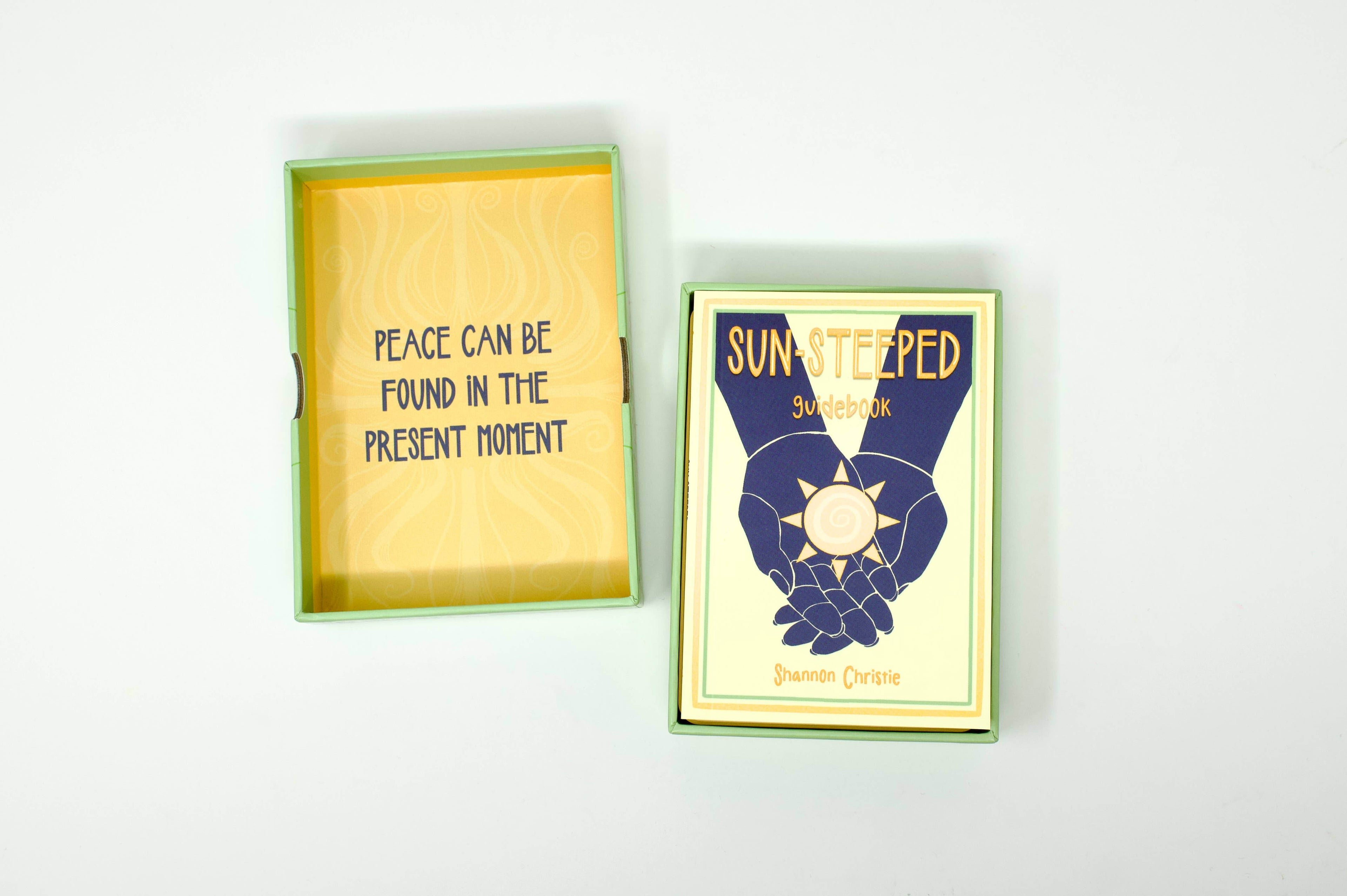 Sun-Steeped: Affirmation Deck: 54 Cards & Guidebook - Water Moon Shop
