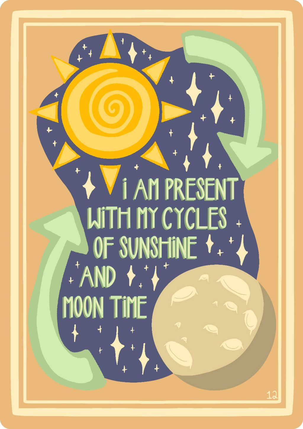 Sun-Steeped: Affirmation Deck: 54 Cards & Guidebook - Water Moon Shop