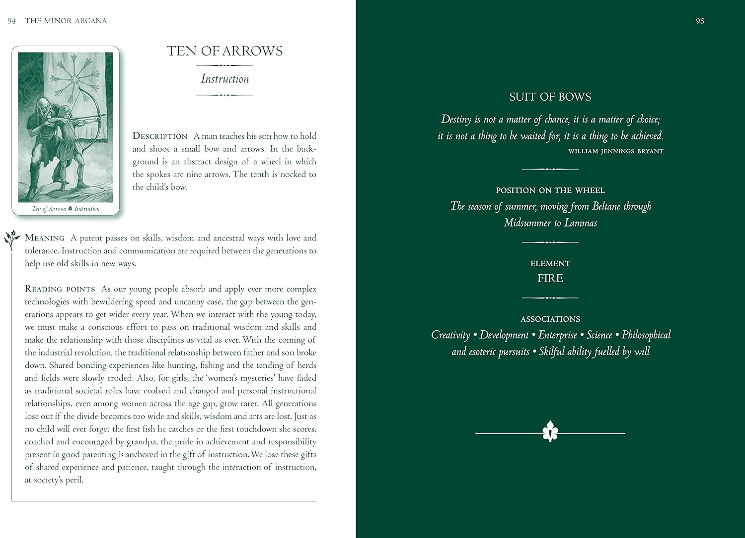 The Wildwood Tarot Deck and Guidebook by Mark Ryan and John Matthews, 78-Card Pagan Forest Tarot