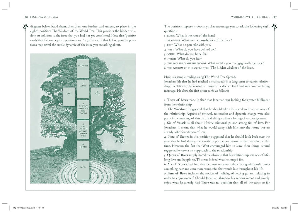 The Wildwood Tarot Deck and Guidebook by Mark Ryan and John Matthews, 78-Card Pagan Forest Tarot