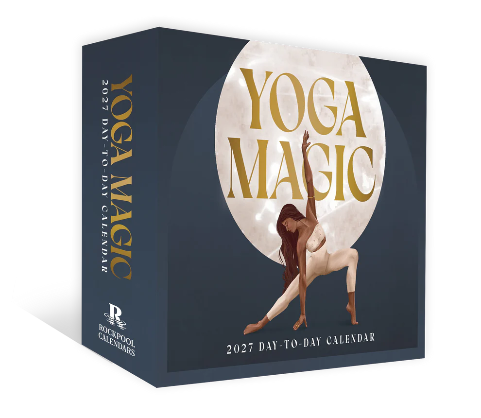 2027 Yoga Magic Day-to-Day Calendar by Stanja Buvac, Daily Yoga Desk Box Calendar