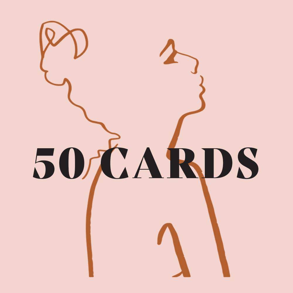 Listen Bitch Affirmation Cards - Water Moon Shop