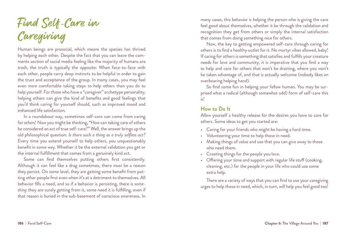 Feral Self-Care by Mandi Em - Water Moon Shop