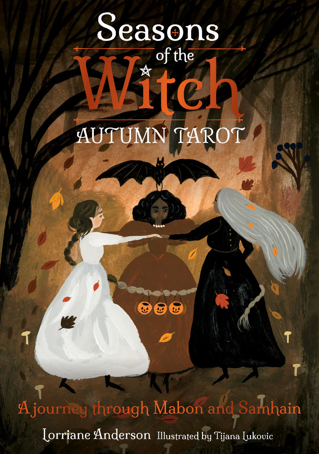 Seasons of the Witch Autumn Tarot Deck and Guidebook by Lorriane Anderson, 78-Card Mabon Tarot