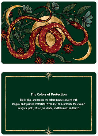 Little Deck of Spells: Protection - 36 Magical Protection Spell Cards, Beginner Witch & Energy Defense Spellwork Deck